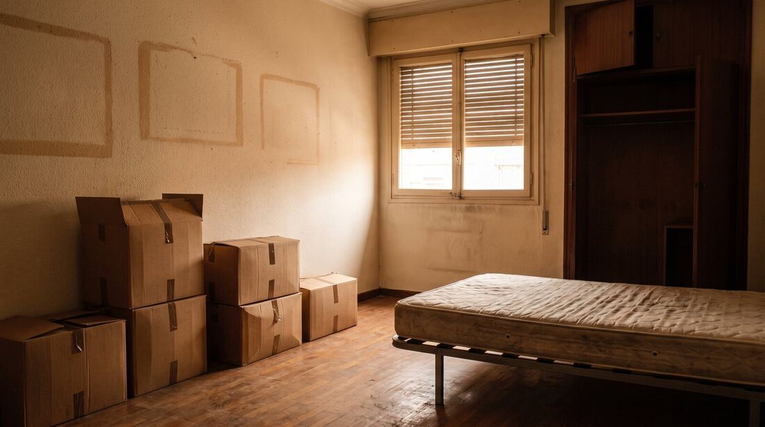 Habitación descartada, somier