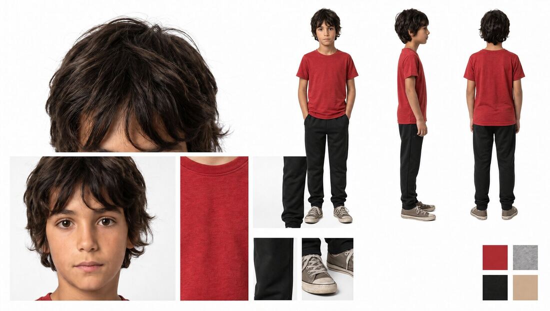 Vestuario camiseta roja