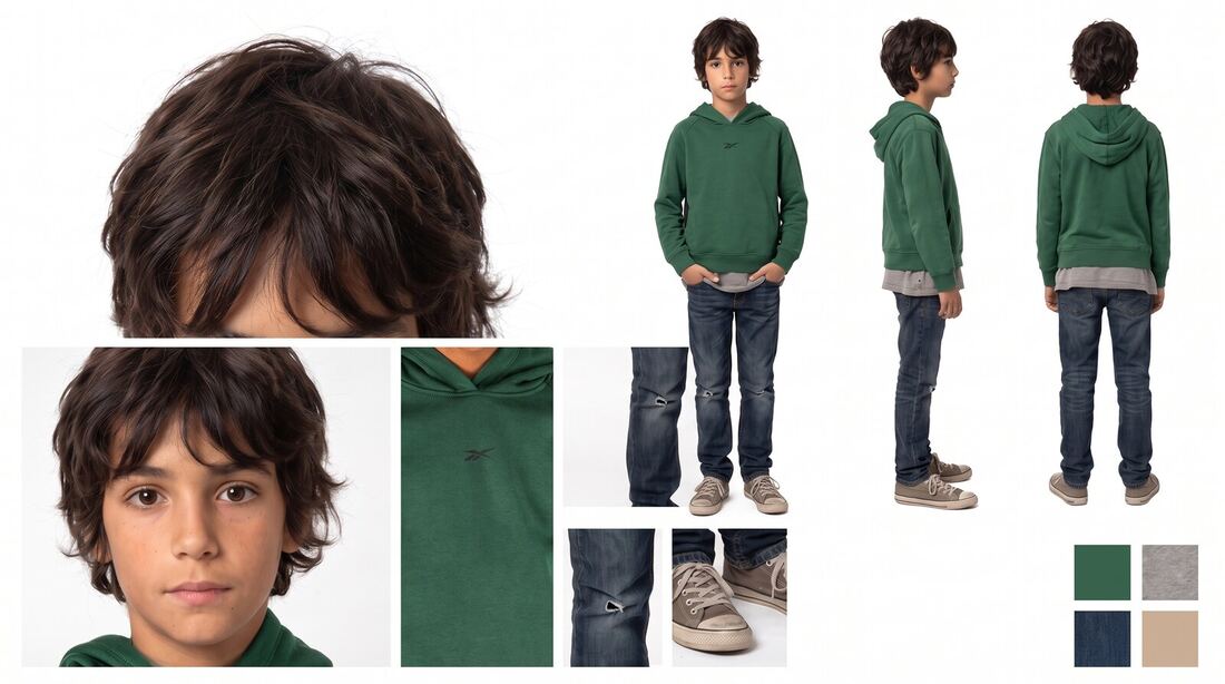 Vestuario sudadera verde