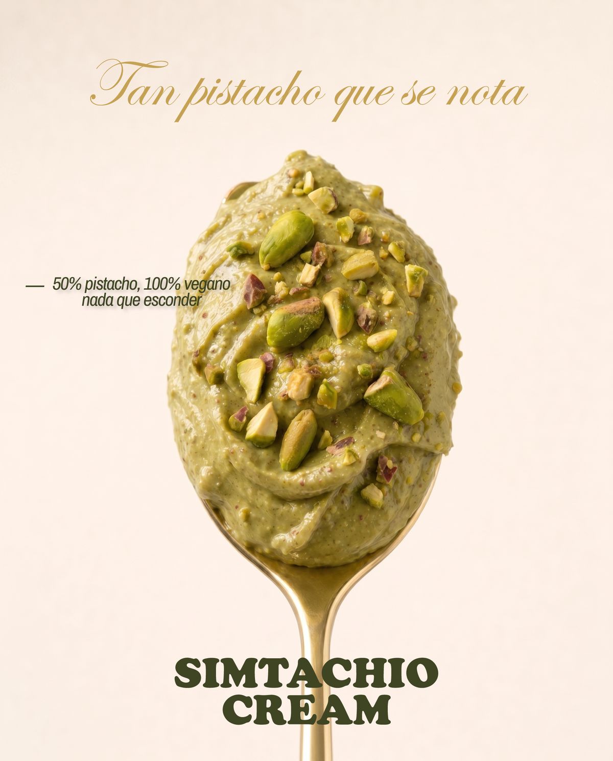 Meta Ads, cuchara con pistachos